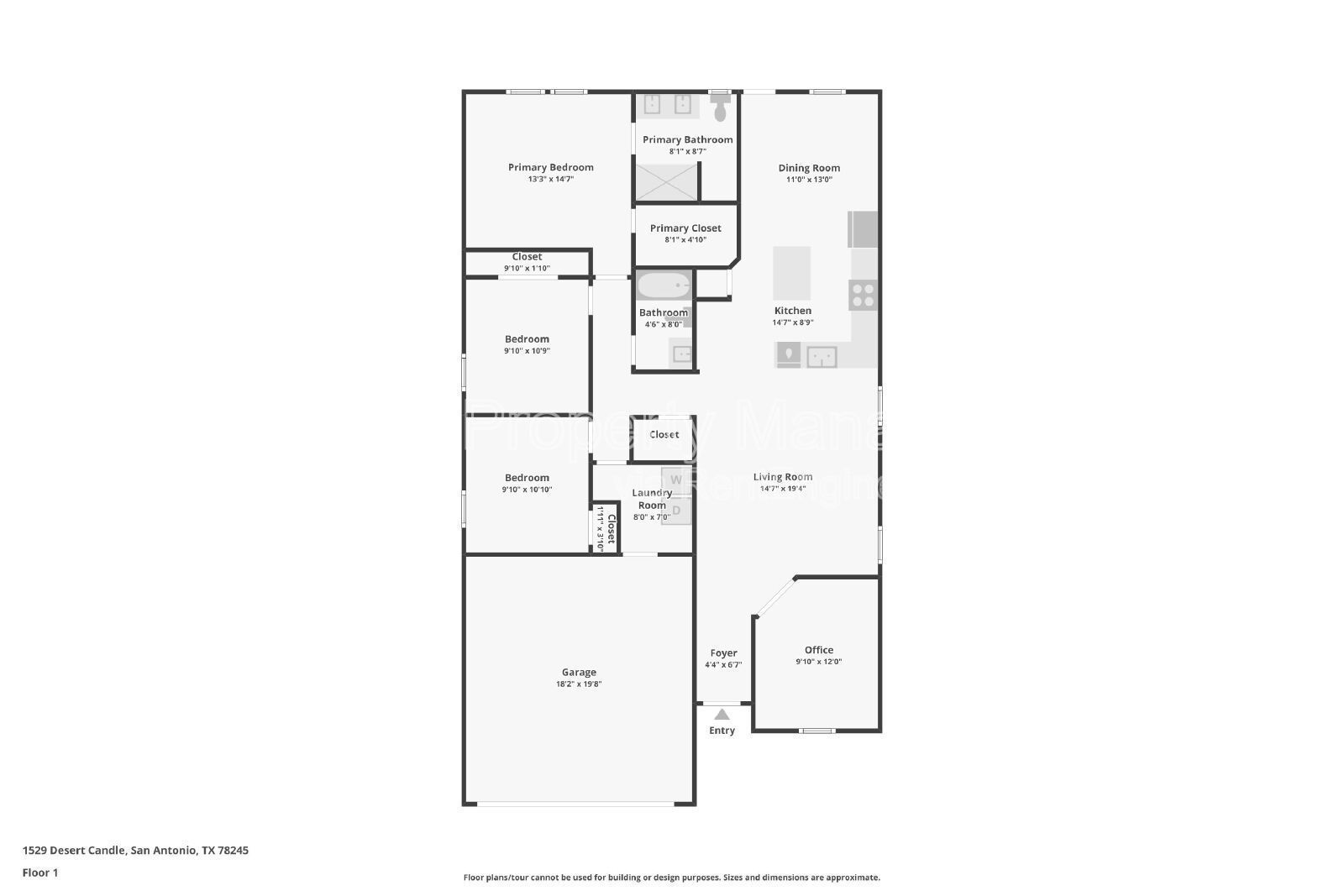 Beautiful 1 Story Home with an Office and a Gorgeous Back Yard property image